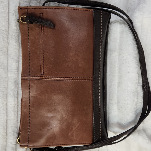 EUC The Sak Iris Demi Leather Crossbody Clutch Bag - Picture 3 of 7